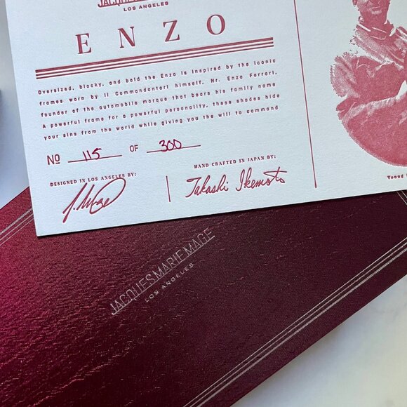 JACQUES MARIE MAGE Enzo rectangular acetate sunglasses - Picture 6 of 6